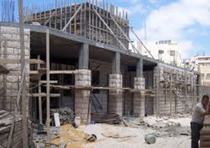 ارتفاع الرقم القياسي لأسعار تكاليف البناء في الضفة خلال العام 2016