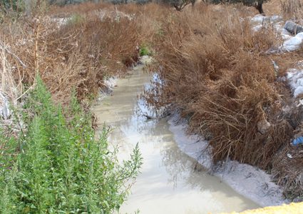 مجاري المستوطنات تهدد الحياة  في الخليل(صور)