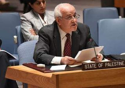 منصور يبعث رسائل حول التوسع الاستيطاني