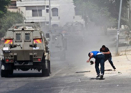 ثلاث إصابات خلال مواجهات في نابلس