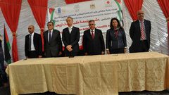 اختتام مشروع توسيع مكب النفايات في اريحا