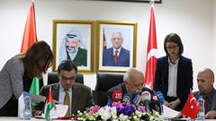 اتفاقية للتبادل الثقافي بين فلسطين وتركيا