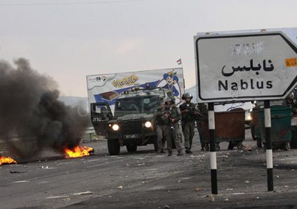 إصابات خلال مواجهات جنوب نابلس