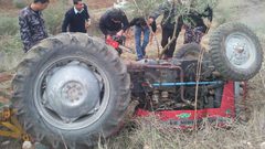 مصرع مسن بانقلاب جرار زراعي