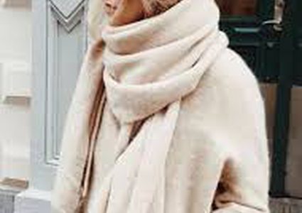 لإطلالة حجاب مميزة نسقي البيج