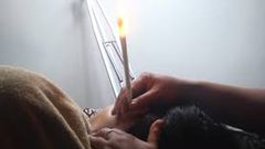 الشمع الاندونيسي طريقة لتنظيف الأذن!