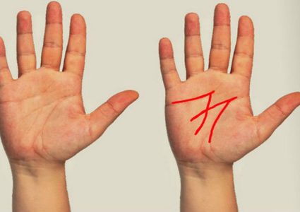 هل لديك حرف M على راحة يدك ؟