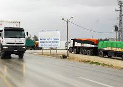 استئناف إدخال الوقود لغزة