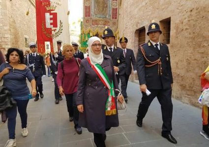 سمية اول فلسطينية  في مجلس ميلان