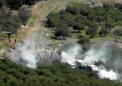 مواجهات عنيفة مع الاحتلال ببلدة تقوع (صور)