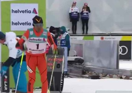 سولانا يحصد لقب أسوأ متزلج عالميا