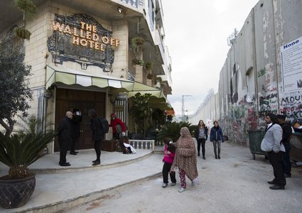 فندق بإطلالة غريبة في بيت لحم