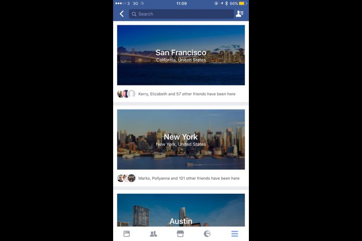 فيس بوك تضيف ميزة التخطيط للسفر