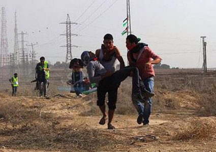 اصابة شاب برصاص الاحتلال شمال قطاع غزة