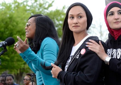 اعتقال فلسطينية شاركت في مظاهرة ضد ترمب