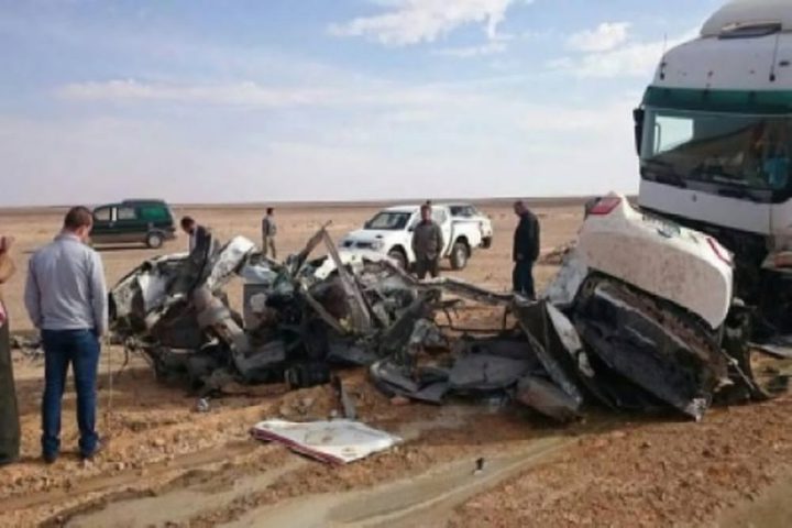 مصرع 8 أردنيين بحادث سير مروع