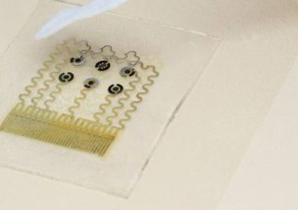 لاصقة ذكية لقياس نسبة السكر عن طريق التعرق