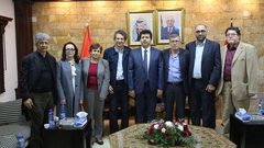 الفتياني يستقبل وفدا تونسيا