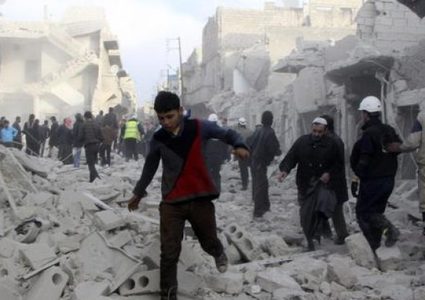 قصف روسي على أحياء درعا وشرق دمشق