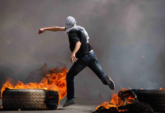 مواجهات في قرية بدرس جنوب رام الله