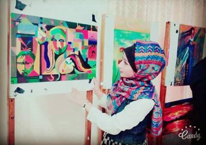 الغزية مشيرة منصور .. عندما تصبح البهارات فنًّا (صور)