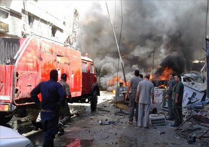 25 قتيلا بتفجير وسط دمشق