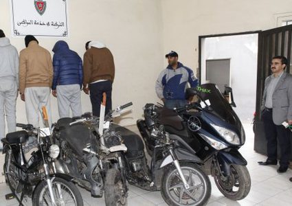 القبض على لصوص دراجات نارية في غزة