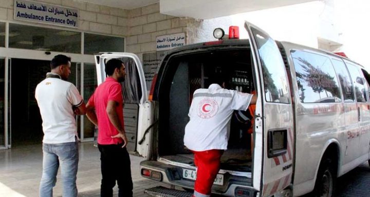 إصابة أربعة مواطنين بحادث في غزة