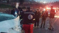 خمس إصابات بحادث في طولكرم