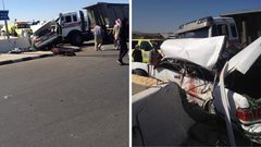 شاحنة تصطدم بعدة سيارات في تل ابيب