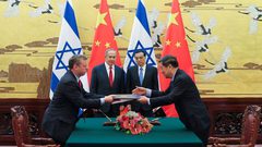 توقيع 25 اتفاقية تعاون بين اسرائيل والصين