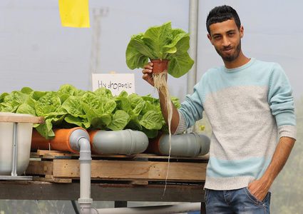 المحلول الغذائي سر نجاح باسل في مشروعه الزراعي