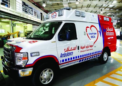 دبي تطلق أسرع سيارة إسعاف في العالم