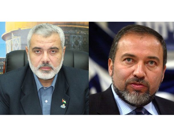 ليبرمان يهدد هنية بالاغتيال بعد نهاية ولايته