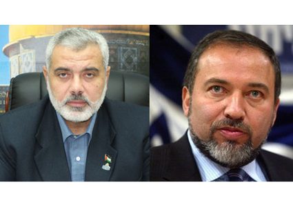 ليبرمان يهدد هنية بالاغتيال بعد نهاية ولايته