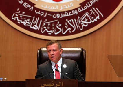 ملك الأردن : الأردن هو الأقرب لفلسطين