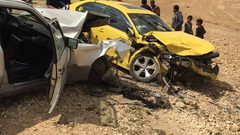 ثلاث إصابات بحادث سير شمال أريحا (صور)