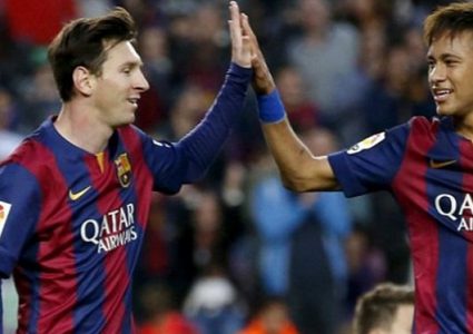 البرازيلي نيمار يتفوق على ميسي