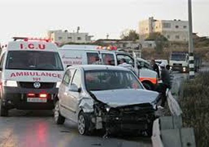 إصابات بحادث سير في الخليل