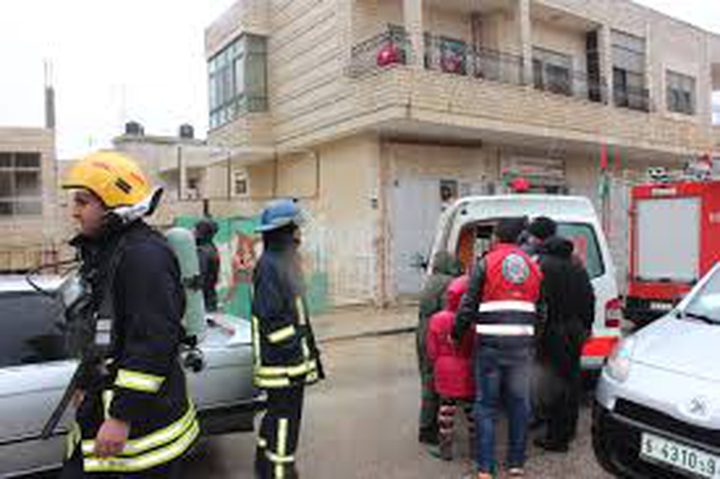 غزة: ثلاث إصابات بحالة اختناق في حريق بمنزل