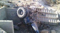 وفاتان بانقلاب جرار زراعي