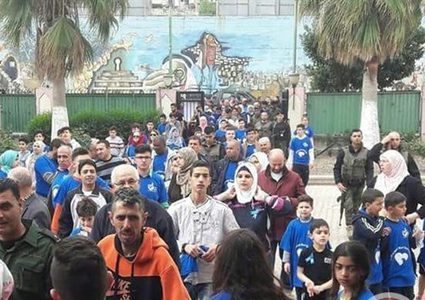 انطلاق ماراثون "اليوم العالمي للتوحد" في نابلس