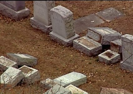 تحطيم شواهد قبور يهودية في الولايات المتحدة