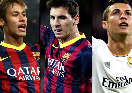 نيمار يتفوق على مسيي ورونالدو