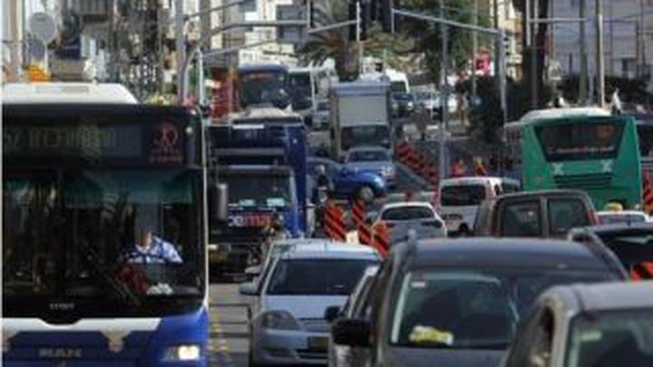 270 سيارة فلسطينية في تل أبيب
