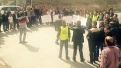 عمال مصانع الحجر: حرماننا من التأمينات الصحية مجحف (صور)