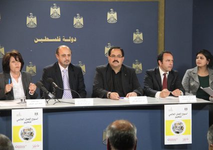 "دافع عن التعليم .. الآن وقت التنفيذ" شعار فعاليات الحملة العالمية للتعليم في فلسطين