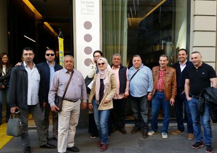 تكتل أثاث نابلس يختتم جولة خارجية