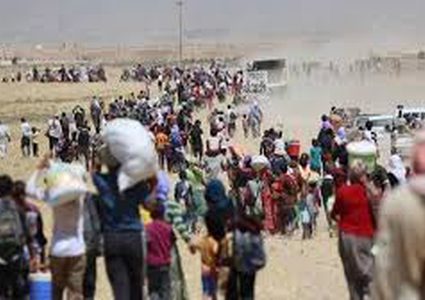 ارتفاع عدد نازحي غربي الموصل ل 320 الفاً