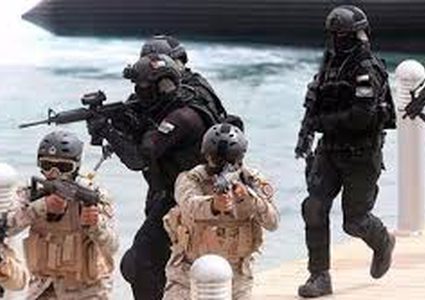 مناورات بحرية اردنية سعودية